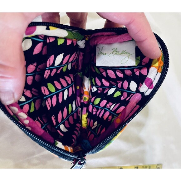 Vera Bradley Zip Around Wallet Wristlet Va Va Bloom Pink Floral - Picture 7 of 7